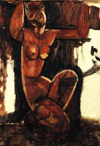 Amedeo Modigliani Caryatid oil painting image